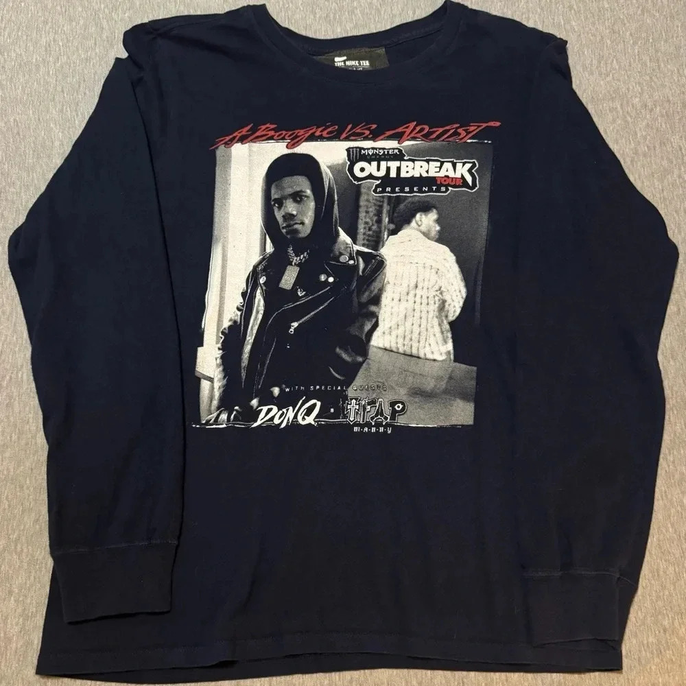**Hard to Find** A Boogie Vs. Artist Long Sleeve Tee on the Nike Label